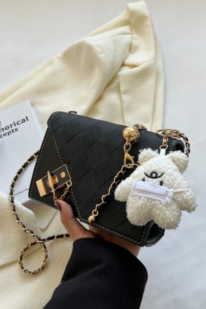 2025 Women's High-End Diamond-Shaped Chain Bag - Versatile Retro Small Square Crossbody for Spring and Summer Fashion