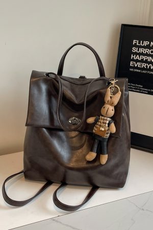 2025 Women's High-End Travel Backpack - Large Capacity College School Bag, Stylish Hand-Held Design for Modern Students