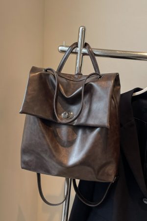 2025 Women's High-End Travel Backpack - Large Capacity College School Bag, Stylish Hand-Held Design for Modern Students