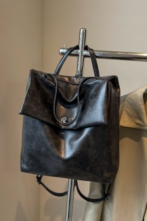 2025 Women's High-End Travel Backpack - Large Capacity College School Bag, Stylish Hand-Held Design for Modern Students