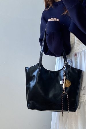 2025 Women's Korean Style Large Capacity Tote Bag - Versatile Professional Commuter Shoulder Handbag