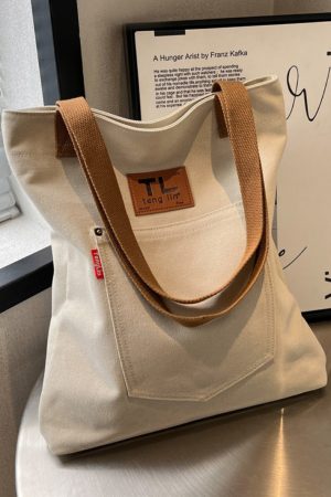 2025 Women's Large Capacity Canvas Commuter Tote Bag â€“ Versatile Shoulder Handbag for Students & Everyday Use