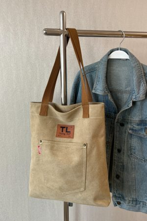2025 Women's Large Capacity Canvas Commuter Tote Bag â€“ Versatile Shoulder Handbag for Students & Everyday Use