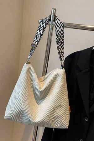 2025 Women's Large Capacity Plaid Canvas Tote Bag - Stylish Shoulder & Crossbody Bag for Students and Commuting