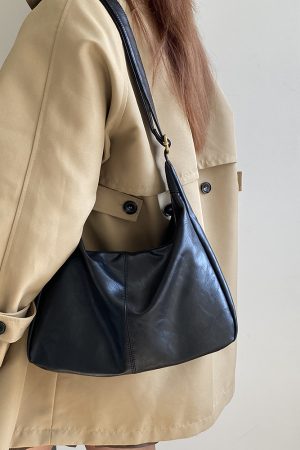 2025 Women's Large Capacity Shoulder Crossbody Bag - Simple Versatile Design for College Commuter Style