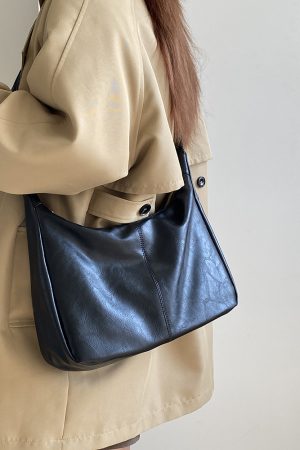 2025 Women's Large Capacity Shoulder Crossbody Bag - Simple Versatile Design for College Commuter Style
