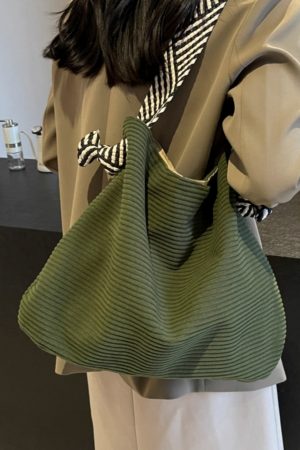 2025 Women's Large-Capacity Single-Shoulder Velvet Tote Bag - Versatile Commuting Bag for Spring and Summer Lazy Style