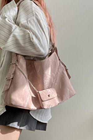 2025 Women's Large Capacity Tote Bag - Spring Summer Chain Shoulder Crossbody Bag - Trendy Niche Design