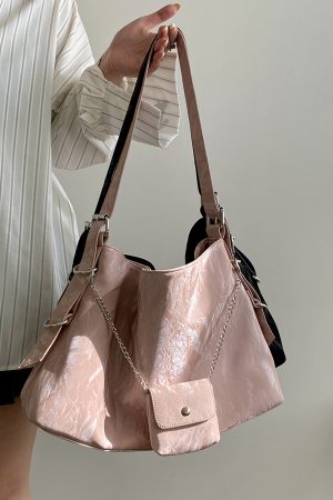 2025 Women's Large Capacity Tote Bag - Spring Summer Chain Shoulder Crossbody Bag - Trendy Niche Design