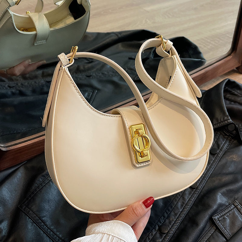 2025 Women's Minimalist Textured Saddle Bag - Summer Fresh Underarm High-End Shoulder Bag 2025 Women's Minimalist Textured Saddle Bag - Summer Fresh Underarm High-End Shoulder Bag