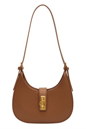 2025 Women's Minimalist Textured Saddle Bag - Summer Fresh Underarm High-End Shoulder Bag