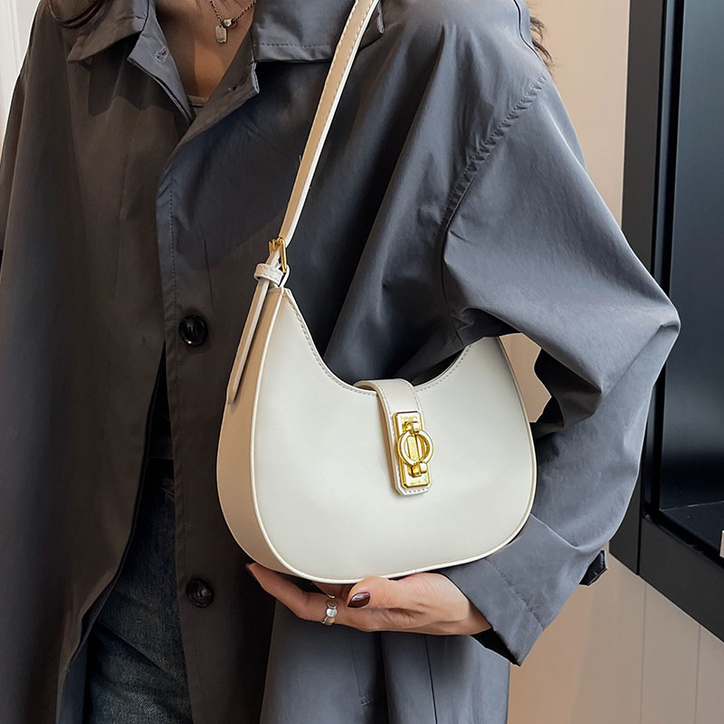 2025 Women's Minimalist Textured Saddle Bag - Summer Fresh Underarm High-End Shoulder Bag 2025 Women's Minimalist Textured Saddle Bag - Summer Fresh Underarm High-End Shoulder Bag