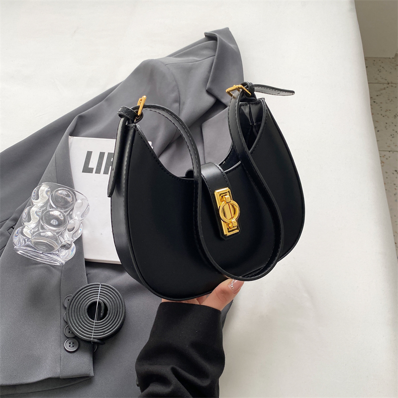 2025 Women's Minimalist Textured Saddle Bag - Summer Fresh Underarm High-End Shoulder Bag 2025 Women's Minimalist Textured Saddle Bag - Summer Fresh Underarm High-End Shoulder Bag