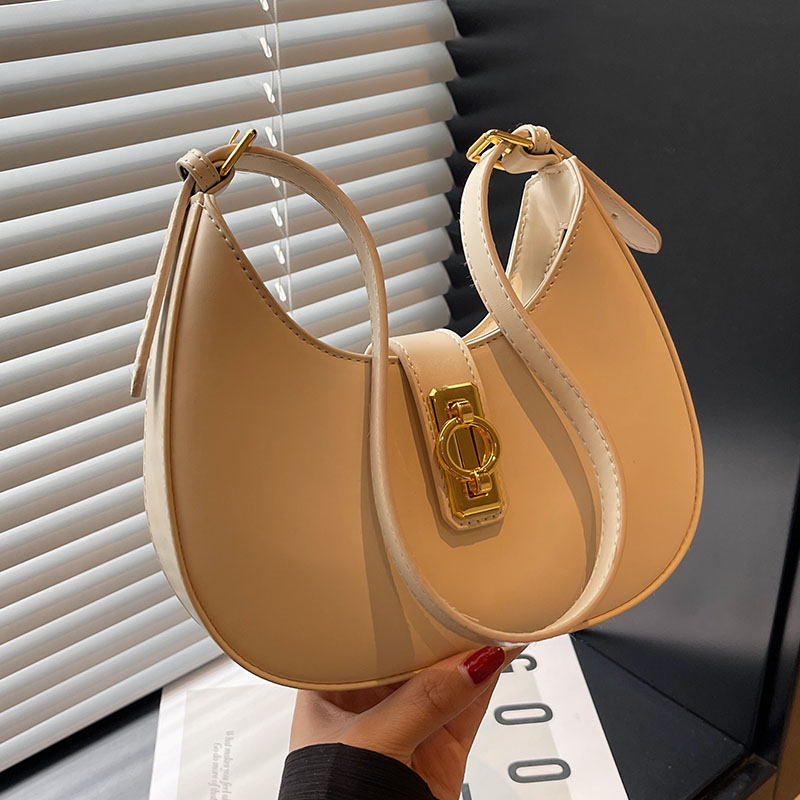 2025 Women's Minimalist Textured Saddle Bag - Summer Fresh Underarm High-End Shoulder Bag 2025 Women's Minimalist Textured Saddle Bag - Summer Fresh Underarm High-End Shoulder Bag