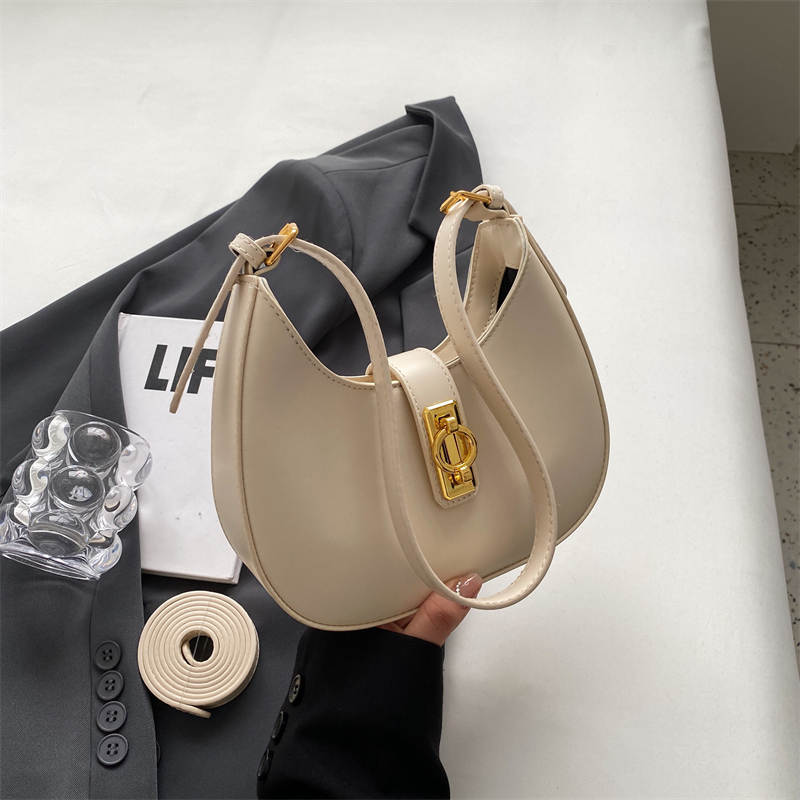 2025 Women's Minimalist Textured Saddle Bag - Summer Fresh Underarm High-End Shoulder Bag 2025 Women's Minimalist Textured Saddle Bag - Summer Fresh Underarm High-End Shoulder Bag
