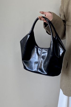 2025 Women's Relaxed Tote Bag - Large Capacity Underarm Shoulder Bag with Versatile Niche Design for Everyday Style