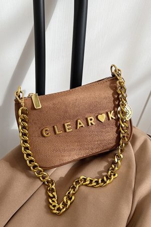 2025 Women's Retro Matte Underarm Bag - High-End Chain Small Square Crossbody Phone Bag for Spring and Summer