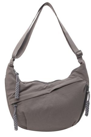 2025 Women's Summer Canvas Dumpling Bag - Versatile Large Capacity Shoulder Crossbody Bag for Students and Commuting