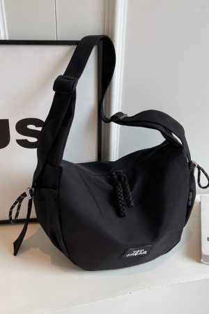 2025 Women's Summer Nylon Dumpling Bag - Large Capacity Crossbody for Students, Versatile Commuting Shoulder Bag