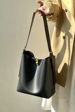 2025 Women's Versatile High-Quality Bucket Bag - Casual Commuter Shoulder Tote Crossbody Bag