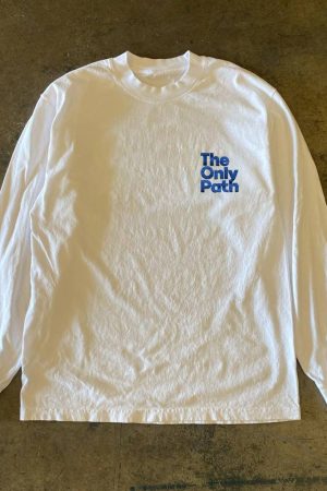 280g Heavyweight Unisex Plus-Size Long Sleeve T-Shirt - Versatile Retro American Style for Charity