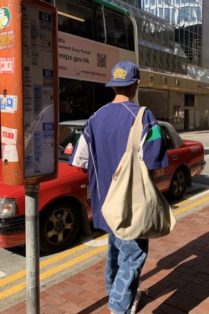 American Retro Color-Blocked Short Sleeve Sports Jersey for Men - Casual Loose Fit Summer Style