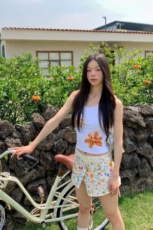 American Retro Floral Slim-Fit Mini Skirt for Women â€“ Elegant Body-Hugging Pencil Skirt in Sexy Style