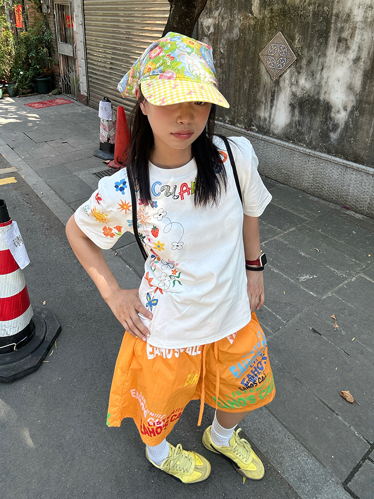 American Retro Fun Printed Letter Short-Sleeve T-Shirt - Unisex Casual Summer Loose Fit Top American Retro Fun Printed Letter Short-Sleeve T-Shirt - Unisex Casual Summer Loose Fit Top