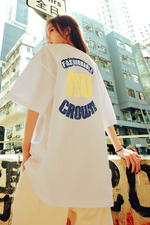 American Retro Letter Short-Sleeve T-Shirt for Men and Women - Casual Sports Tee, Trendy Summer Style 2025