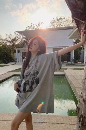 American Retro Mid-Length BF Style Pure Cotton Short-Sleeve T-Shirt for Men and Women, Plus Size Loose Summer Casual Top