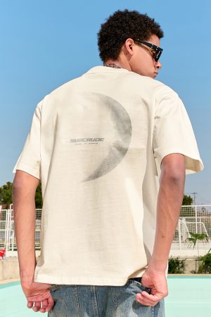 American Retro Streetwear Printed Heavy Loose Half-Sleeve T-Shirt for Men and Women - Trendy Summer 2025 Style