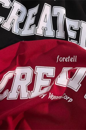 American Retro Style Letter Print Pure Cotton Short-Sleeve T-Shirt for Men and Women, Plus Size, Loose Fit Unisex Top