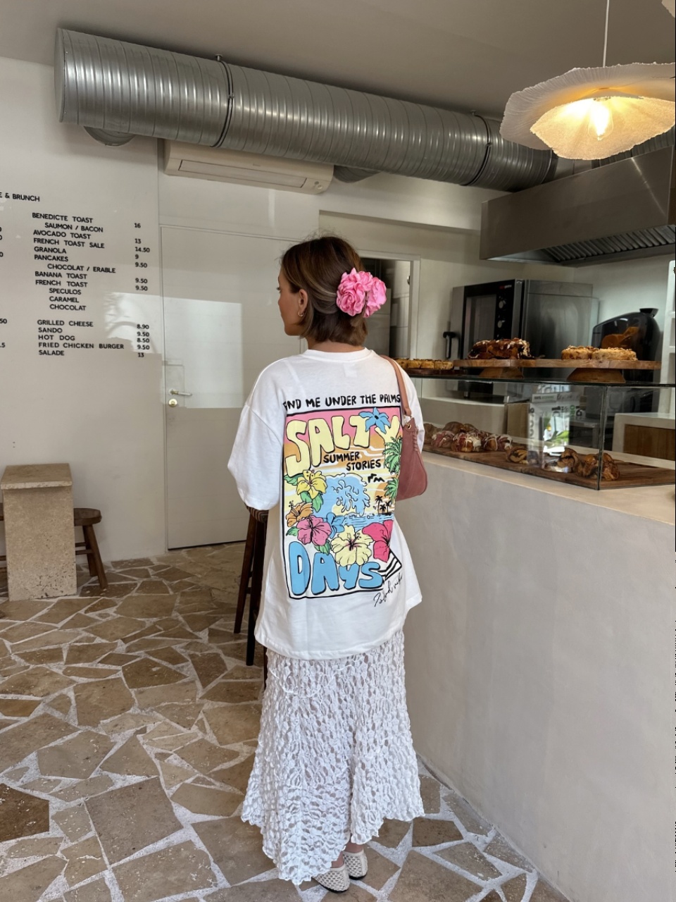 American Retro Summer Seaside Scenery Cotton Short-Sleeve T-Shirt for Women - Oversized Y2K Trendy Hot Girl Top American Retro Summer Seaside Scenery Cotton Short-Sleeve T-Shirt for Women - Oversized Y2K Trendy Hot Girl Top