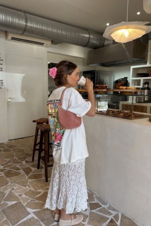 American Retro Summer Seaside Scenery Cotton Short-Sleeve T-Shirt for Women - Oversized Y2K Trendy Hot Girl Top