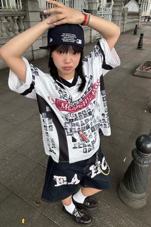 American Style Creative Portrait All-Over Print V-Neck Short Sleeve T-Shirt - Summer Unisex Casual Jersey Top