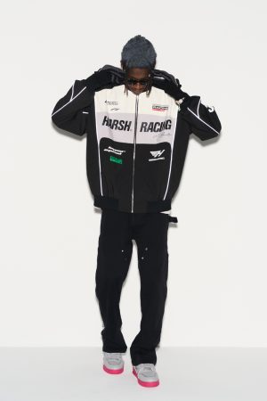 American-Style Motorcycle Racing Jacket | Harsh and Cruel Design | Unisex Biker Jacket for 90s and Y2K Inspired Fashion