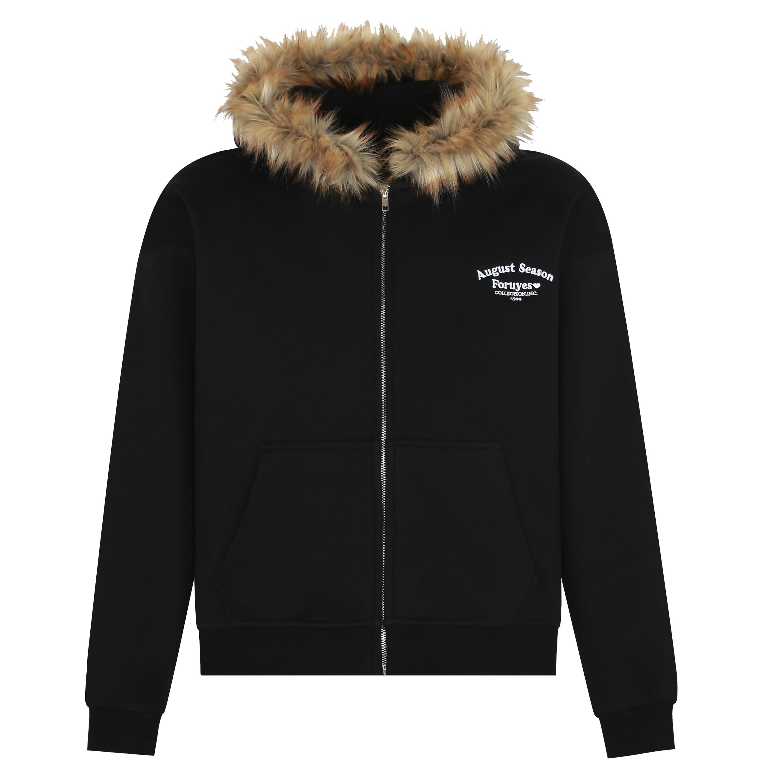 American Vintage Fur Collar Fleece Lined Hooded Sweatshirt for Couples - Retro 90s Style Jacket American Vintage Fur Collar Fleece Lined Hooded Sweatshirt for Couples - Retro 90s Style Jacket