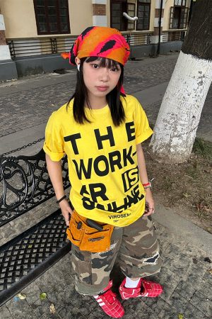 American Vintage Letter Print Short Sleeve Unisex Summer T-Shirt - Casual Loose Fit Round Neck Streetwear Style