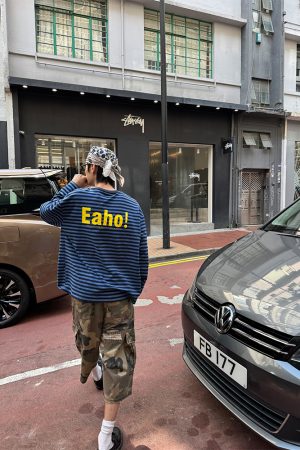 American Vintage Patchwork Distressed Camouflage Three-Quarter Pants for Men and Women - Loose Casual Straight Fit for Spring 2025