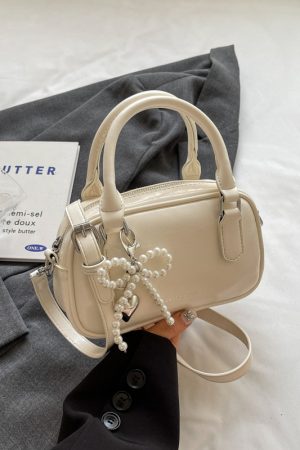 Angola Red Textured Handbag for Women - 2025 New Style Wedding Bowling Bag, Small Square Crossbody Shoulder Bag