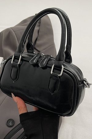 Angola Red Textured Handbag for Women - 2025 New Style Wedding Bowling Bag, Small Square Crossbody Shoulder Bag