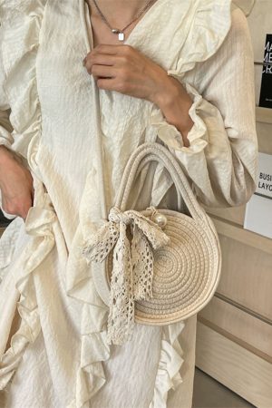 Autumn 2025 Woven Beach Tote Bag for Women, Straw Handbag, Perfect for Seaside and Vacation Getaways