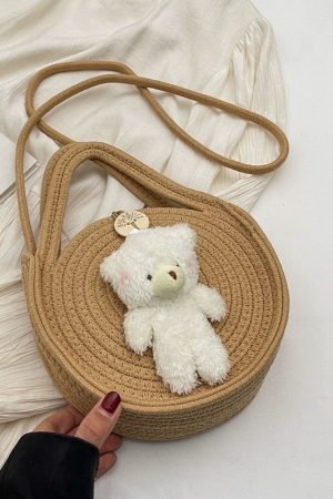 Autumn 2025 Woven Beach Tote Bag for Women, Straw Handbag, Perfect for Seaside and Vacation Getaways