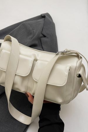 Autumn Angola Red Vintage Small Square Bag for Women - Trendy Shoulder Crossbody Bag 2025 Fashion Essential