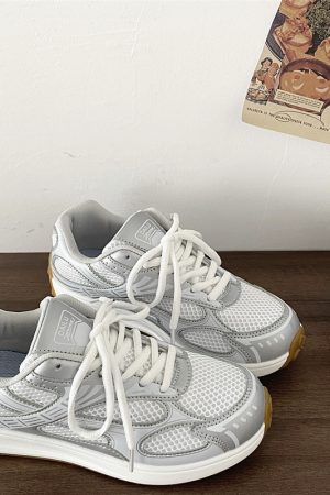 Autumn Mesh Casual Sports Shoes for Women - Trendy Breathable Lightweight Running Dad Shoes - Versatile A-Gan Style