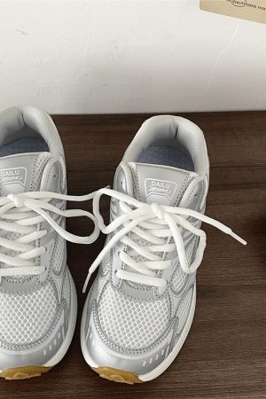 Autumn Mesh Casual Sports Shoes for Women - Trendy Breathable Lightweight Running Dad Shoes - Versatile A-Gan Style