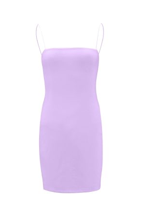 Black Spaghetti Strap Bodycon Dress - Slim Fit Retro Y2K Style for Spicy Girls - Itchy American Fashion