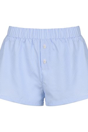 Blue Love Atmospheric Niche Design Casual Low-Waist Shorts for Home and Outdoor Wear - Trendy Y2K Style