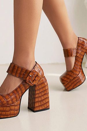 Casual Day Outfits, Easy Trendy Outfits 2.0 Mary Jane Platform Heels