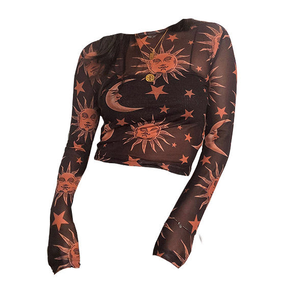 Casual Day Outfits, Easy Trendy Outfits 2.0 Sun and Moon Mesh Top Casual Day Outfits, Easy Trendy Outfits 2.0 Sun and Moon Mesh Top